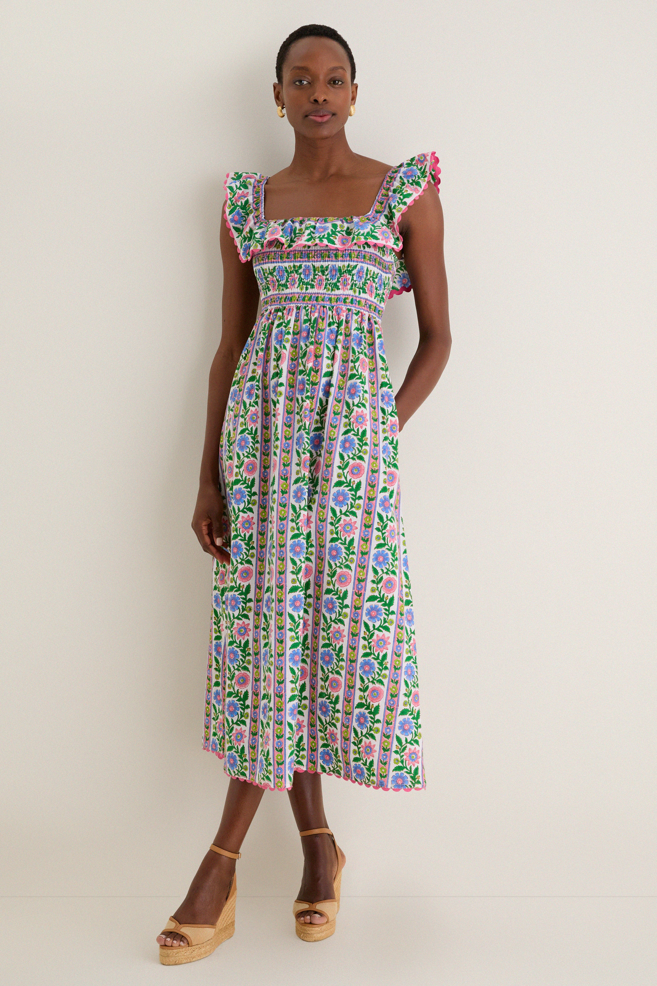 Folk Border Carrie Dress | Tuckernuck (US)