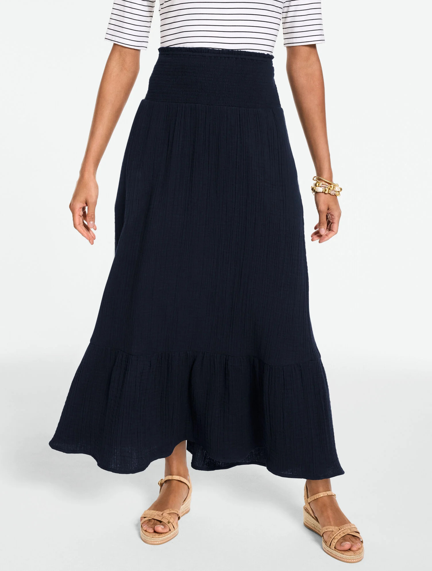 Gauze Maxi Skirt | Talbots