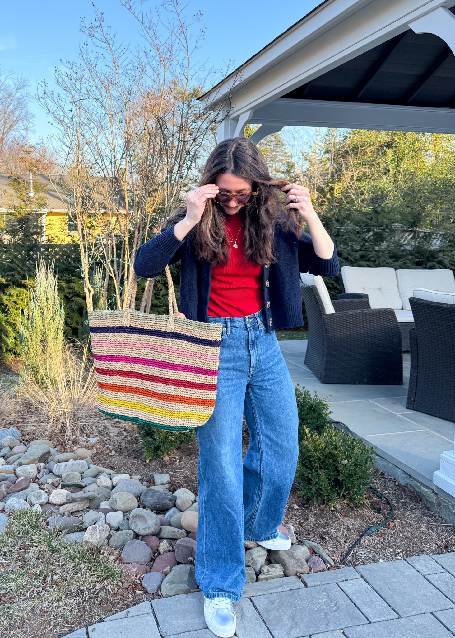 My current favorite jeans… these are the OG baggy jeans & they’re so comfortable! I got my regular size & they fit perfectly. Today is the last day of the LTK & Everlane sale (plus get a promo for a later date when you purchase through the LTK app!)! #LTKsustainable #sustainablestyle  

#LTKSeasonal #LTKSaleAlert #LTKSpringSale