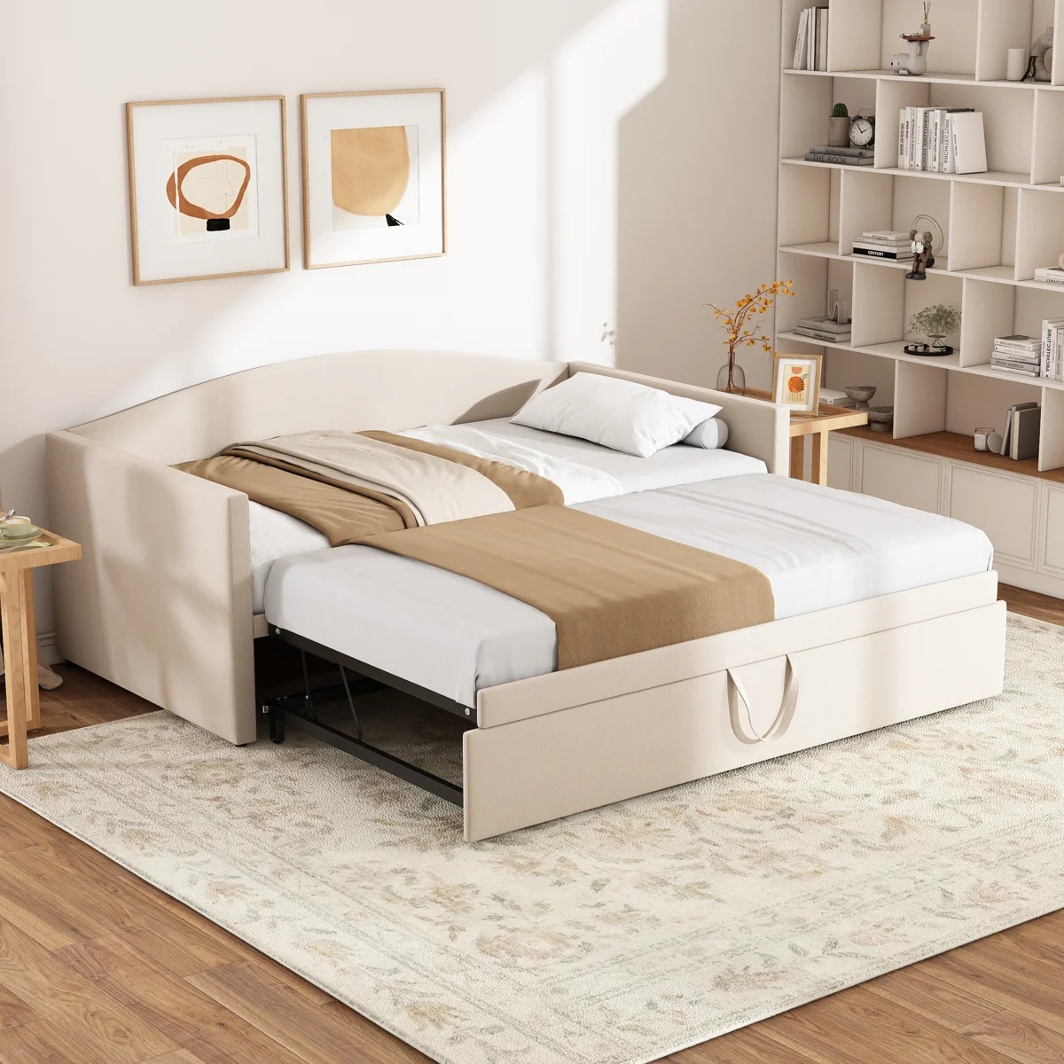 Upholstered Daybed With Pop Up Trundle | Wayfair North America