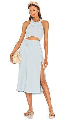 LPA Adalyn Dress in Powder Blue from Revolve.com | Revolve Clothing (Global)