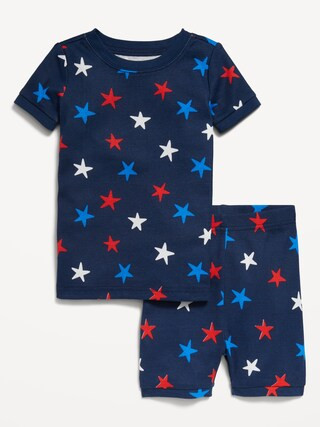Unisex Snug-Fit Printed Pajama Set for Toddler &amp; Baby | Old Navy (US)
