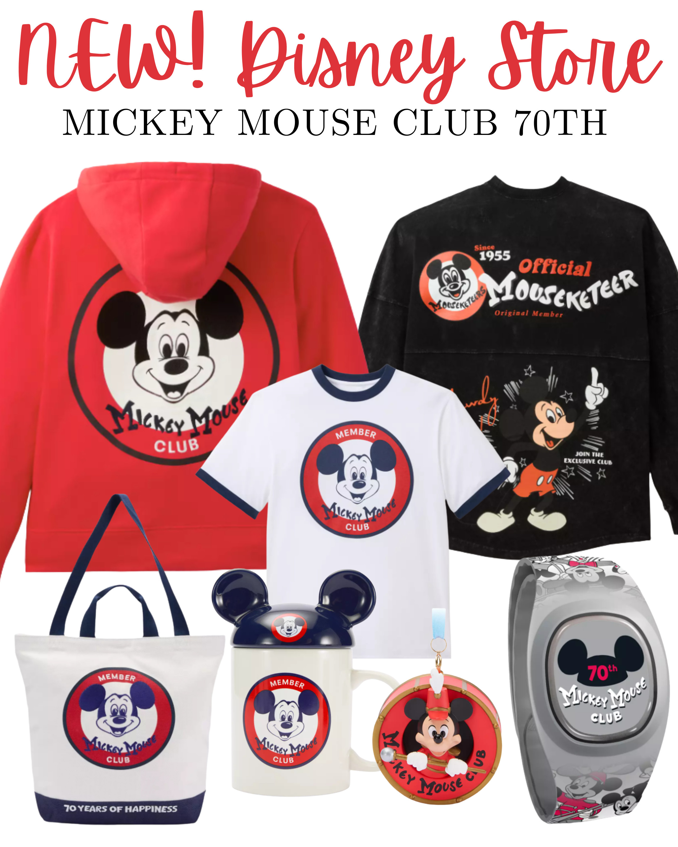 Mickey Mouse CLub House 
Disneyland 70th Anniversary 
Disneyland Merch
Disney Merchandise
Vintage Disney Merch
Vintage Disney Merchandise
Red and black Mickey Disney sweatshirt
Disney Magic Band
Disney mug
Disney ornament
Mickey Mouse Clubhouse  

 #LTKTravel #LTKFamily