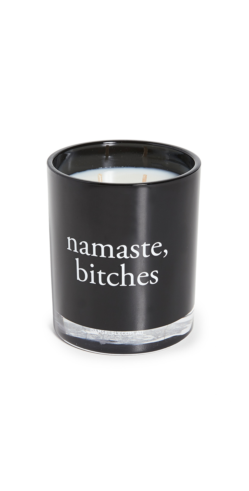 Damselfly Namaste, Bitches- Large 300G Black Candle | Shopbop