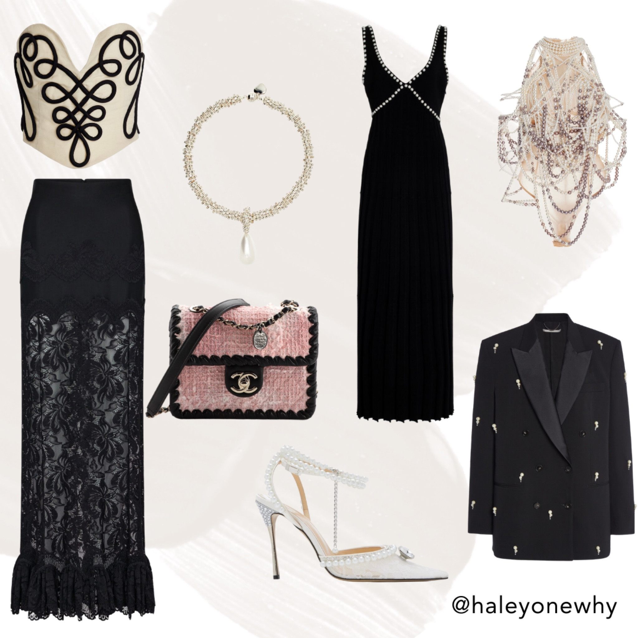 Chanel inspired summer wedding. Shop these gorgeous met gala inspo items from #ModaOperandi 🖤🤍

#LTKwedding #LTKstyletip #LTKeurope