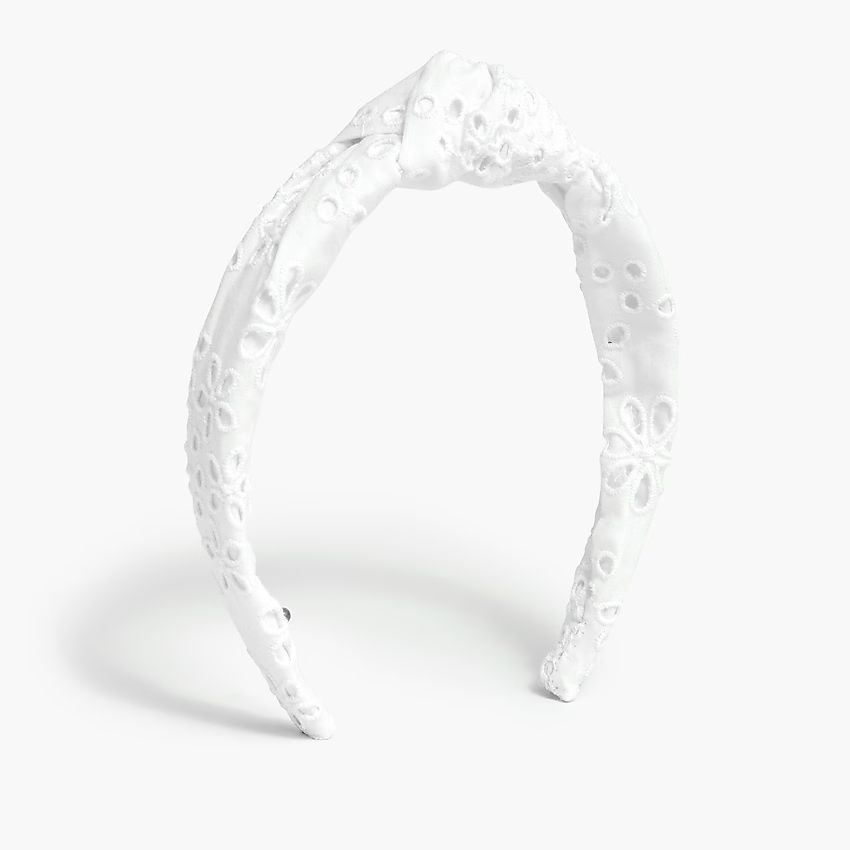 Eyelet knot headband | J.Crew Factory