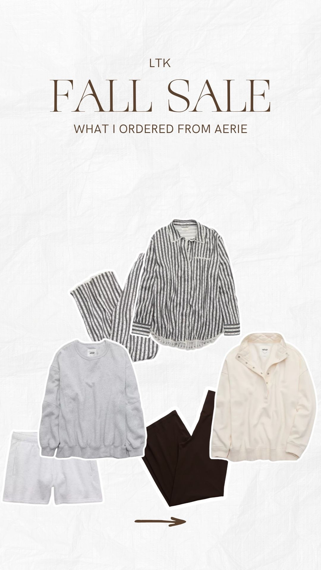 what I ordered from Aerie! tap to copy the code & get 20% off all Aerie. I saved tons on LTK Fall Sale— SHOP NOW!!! 🤎

#LTKFallSale #LTKFindsUnder50 #LTKSaleAlert