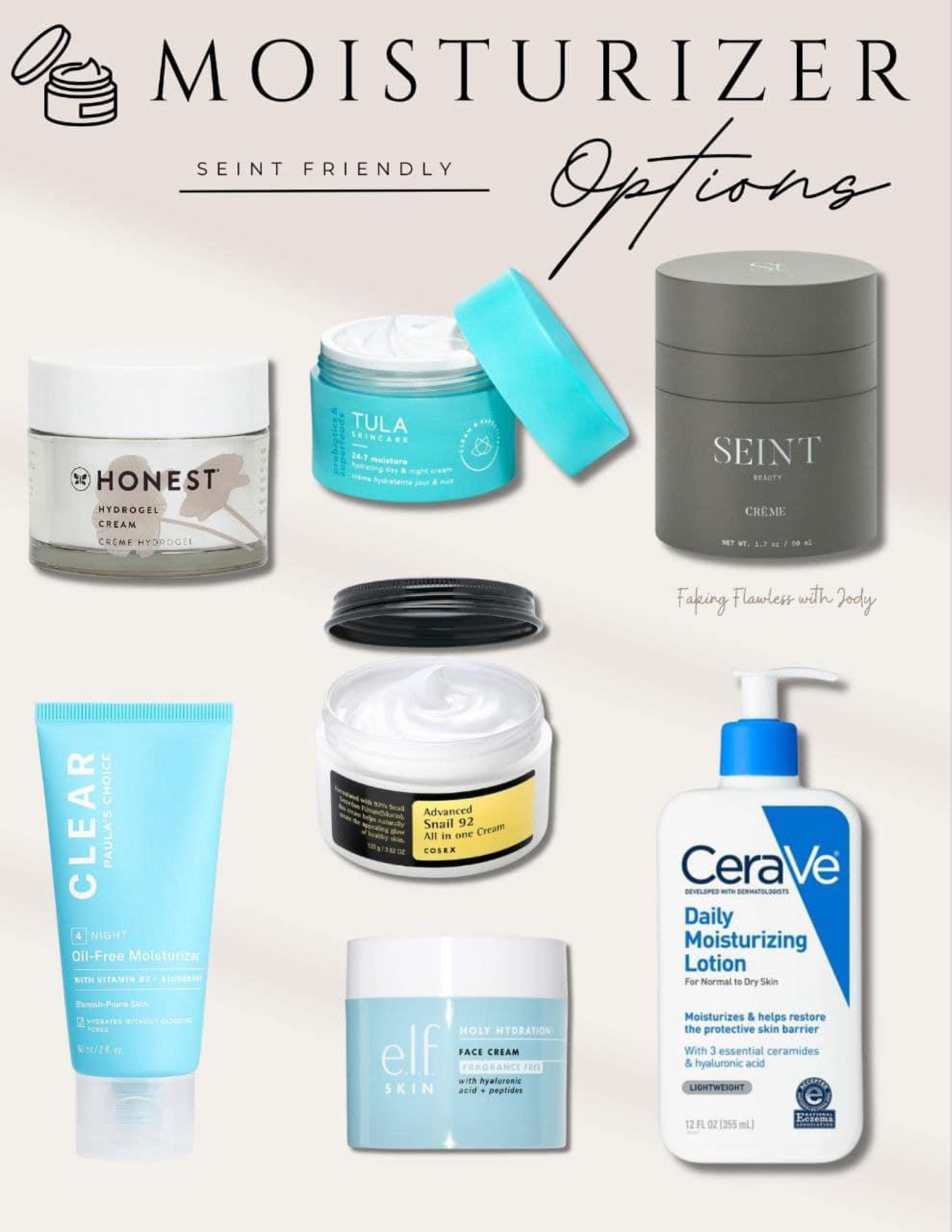 Some of my favorite Moisturizers and these all pair well with your Seint Cream Makeup!

Follow my IG if needing more info on Seint Makeup or a free color match!

#LTKSaleAlert #LTKBeauty #LTKOver40