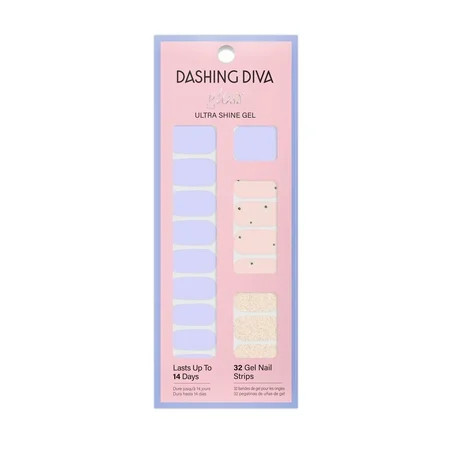 Dashing Diva GLOSS Gel Nail Polish Strips, Down Down Daisy, Includes 32 Strips | Walmart (US)