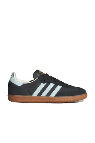 adidas Originals Samba OG in Carbon Almost Blue & Chalk White - Charcoal. Size 9.5 (also in 8, 8.5). | FWRD 