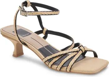 Bev Braid Kitten Heel Ankle Strap Sandal (Women) | Nordstrom