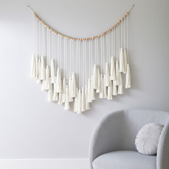 Oversized Tassel Garland | Pottery Barn Teen