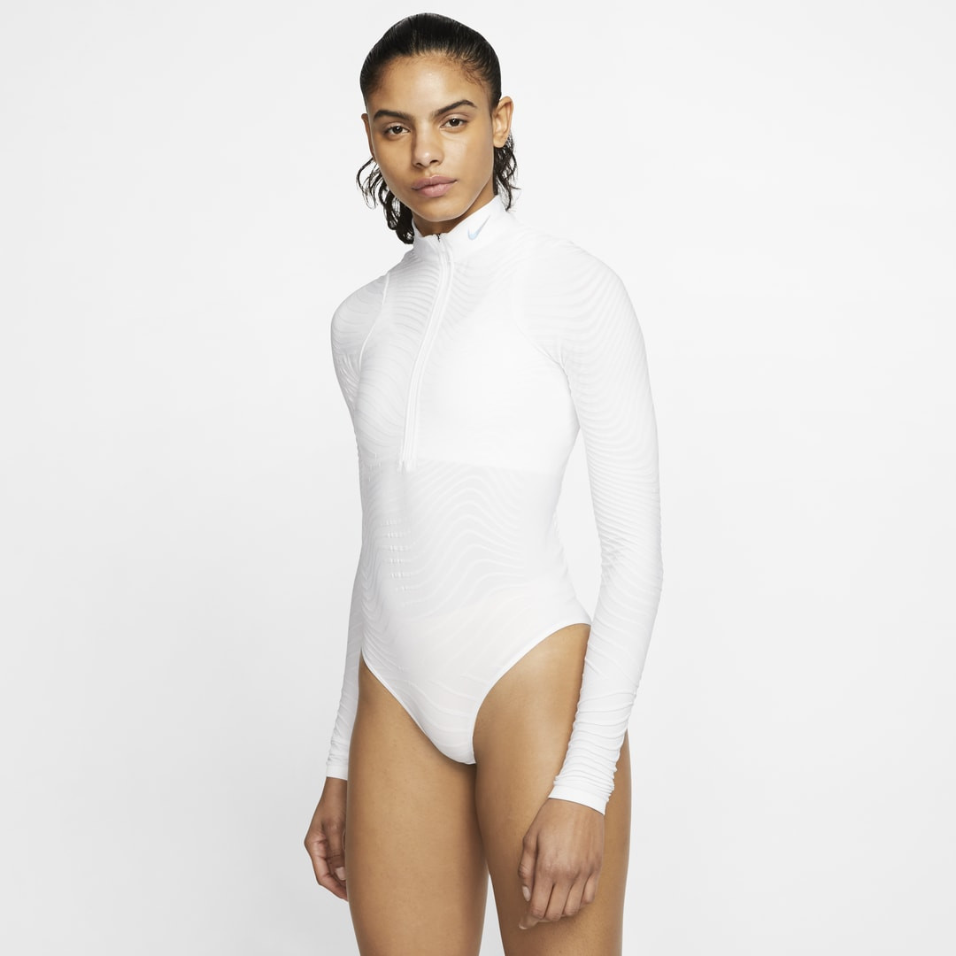 Nike City Ready Women's Seamless Long-Sleeve Training Bodysuit Size XS (White) CJ3552-100 | Nike (US)