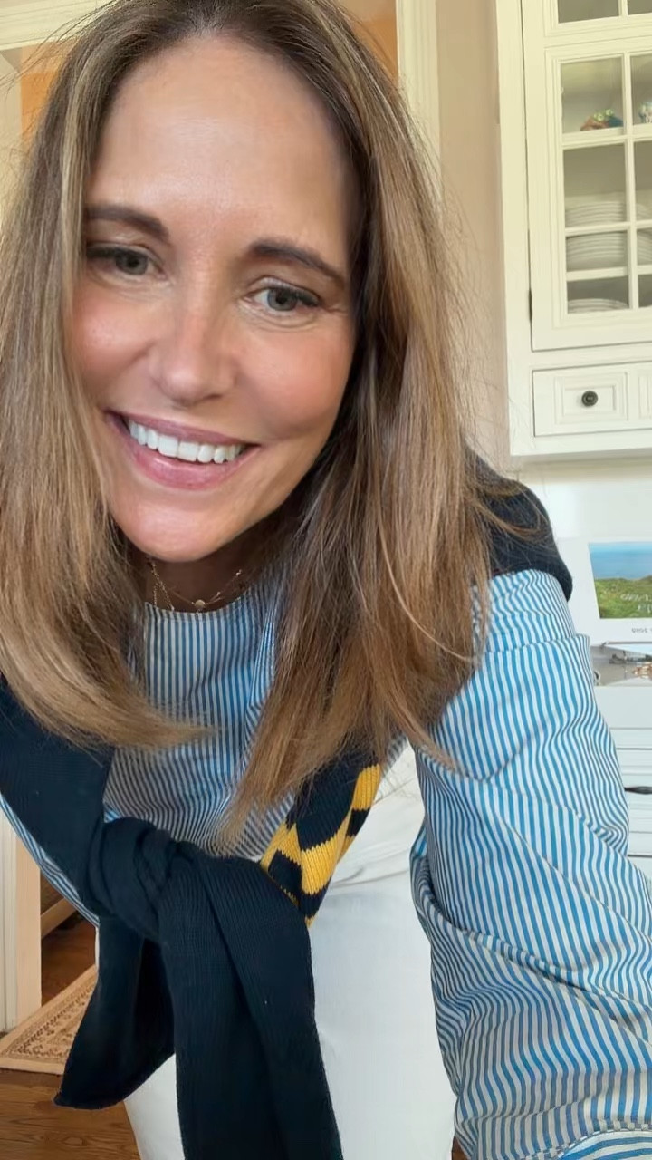 Surprise! Feeling much better, and—just as promised—here’s my fresh new OOTD! Of course I’m representing the national champions… Go Blue!! s

#LTKMidsize #LTKOver40 #LTKootd