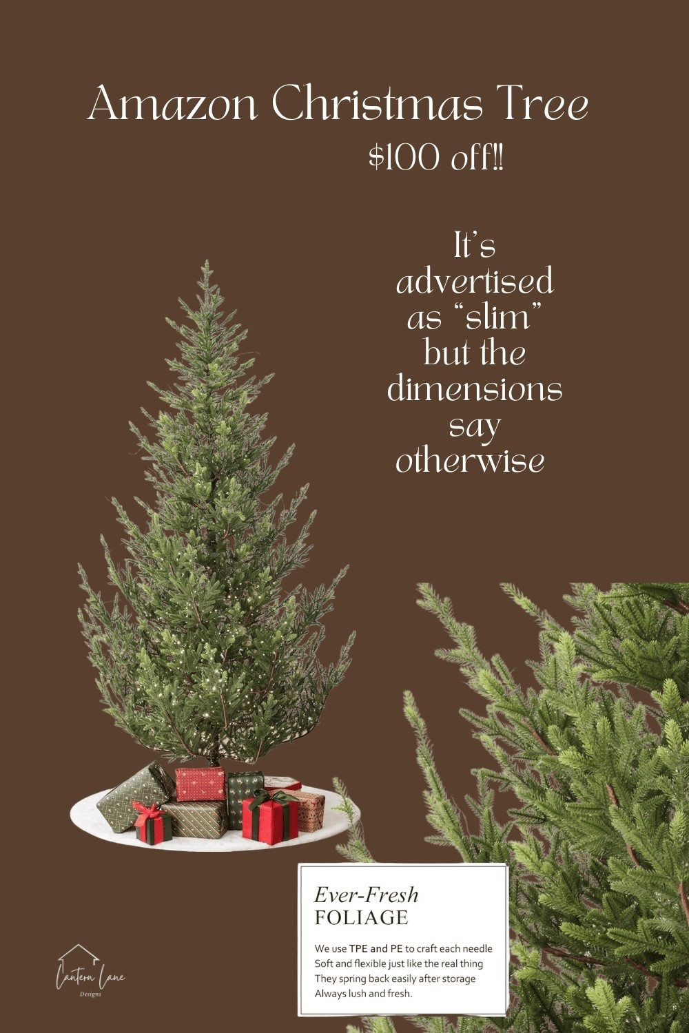 Love this artificial pine Christmas tree from Amazon! It’s currently on sale and under $200!! It says it’s a slim tree but the dimensions seem to differ!

Amazon Christmas. Amazon home, Amazon holiday 

#LTKHome #LTKSeasonal #LTKHoliday