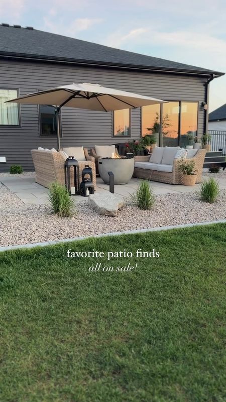 Patio sale! ✨🌿

+ our patio furniture is out of stock in the tan color, but in stock and on sale in a darker brown
+ save on my pottery, barn, style lanterns, currently on sale for 30% off
+ my outdoor pillows are all on sale!
+ my Amazon cantilever umbrella has a coupon to clip, we love this umbrella
+ I also found a similar concrete fire pit in stock and on sale

Follow me @frengpartyof6 for all things neutral + affordable home!

#patio #stonepatio #patiodesign #exterior #exteriordesign #budgetfriendly #boujeeonabudget #affordablehomedecor 


#LTKSeasonal #LTKHome #LTKSaleAlert