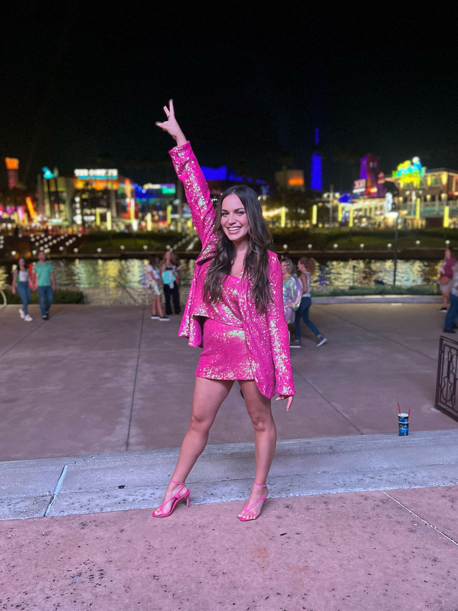 Sparkly skirt suit by Show Me Your Mumu is the ultimate outfit for any concert, girls night out, or any fun event! 

#LTKStyleTip #LTKParties