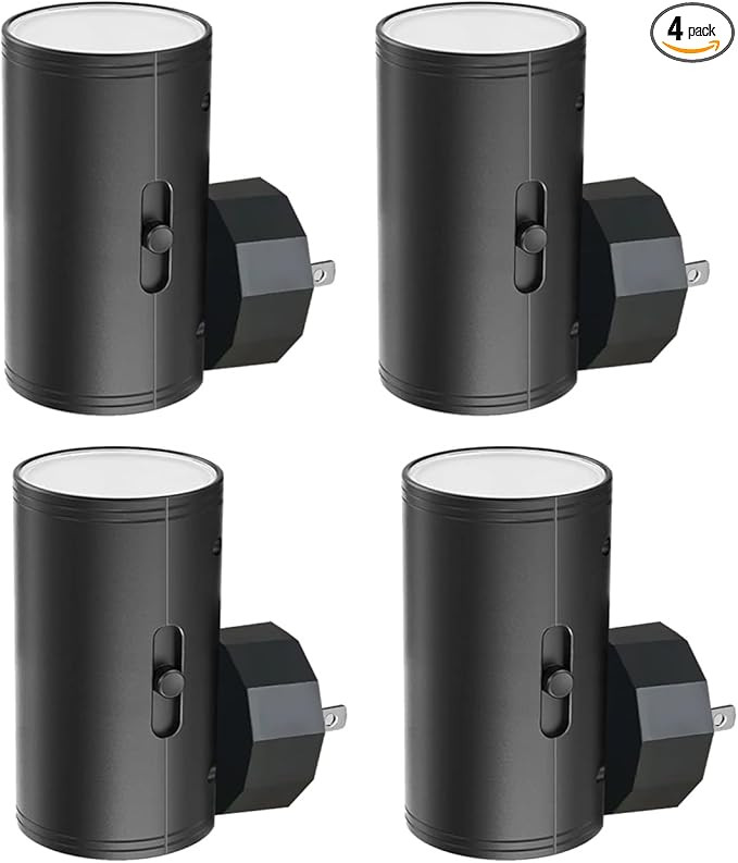 4 Pack LED Night Light, Plug Into Wall, Dusk to Dawn Sensor, Soft White 3000K,Uplight & Downlight... | Amazon (US)