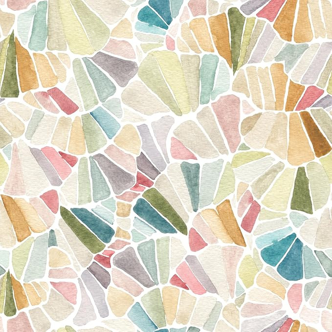 The Allie Hunter Collection - Mosaic Watercolor by Sabina Maria (Size: Sample 12 X 12, Material: ... | Amazon (US)