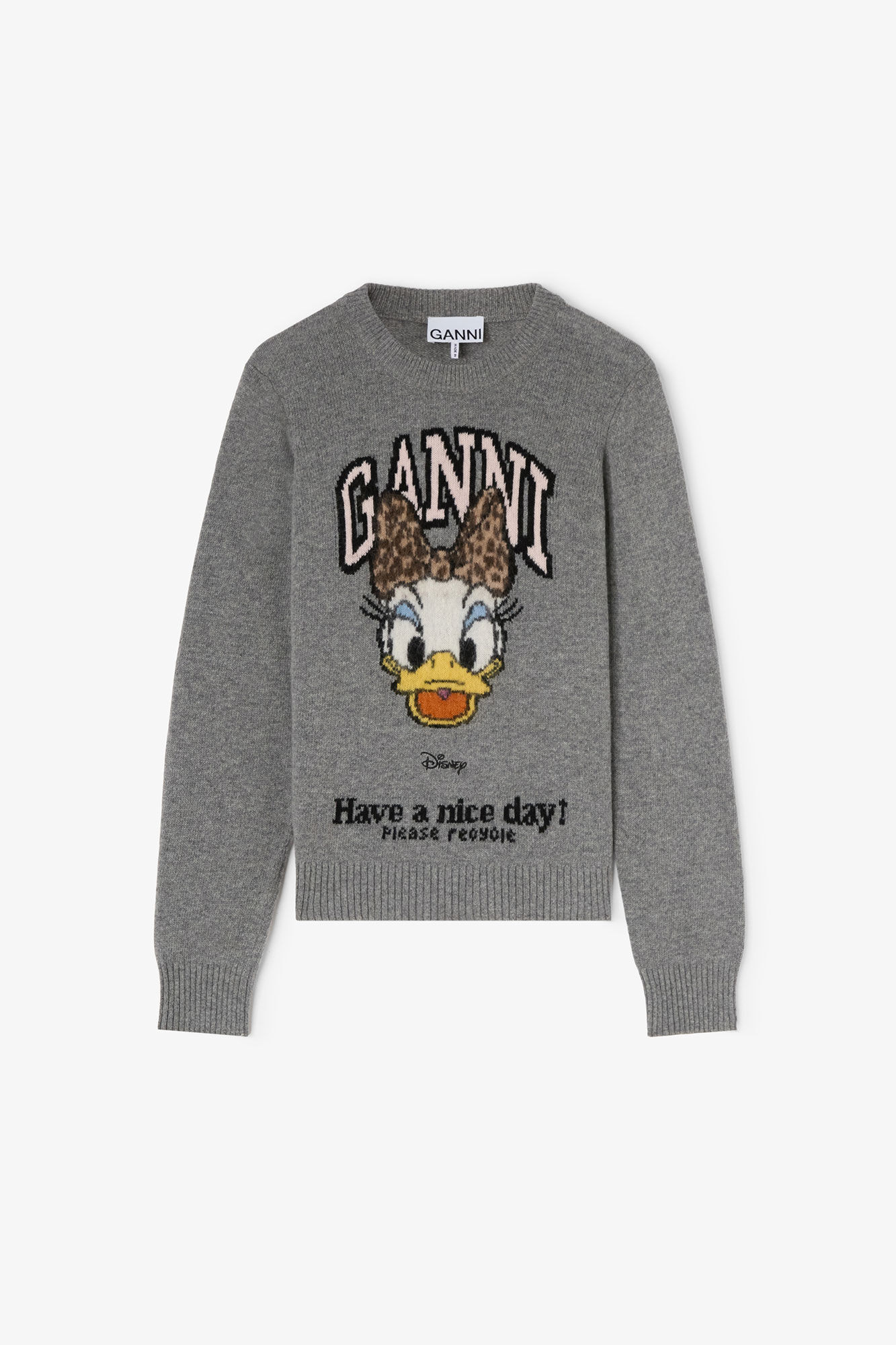 GANNI x Disney Daisy Duck Graphic Wool Sweater | Ganni