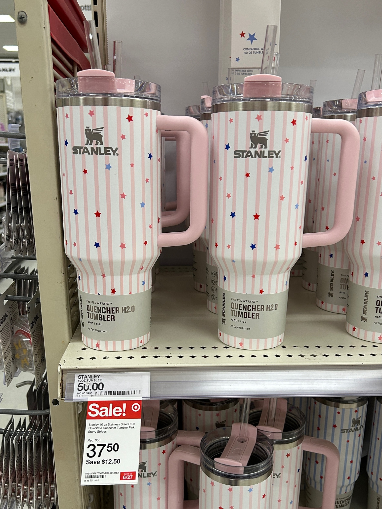 Stars and Stripes collection Stanley Quencher H20 Tumblers are 25% off at Target this week! 🌟

#LTKSaleAlert #LTKdayinmylife #LTKfoodie