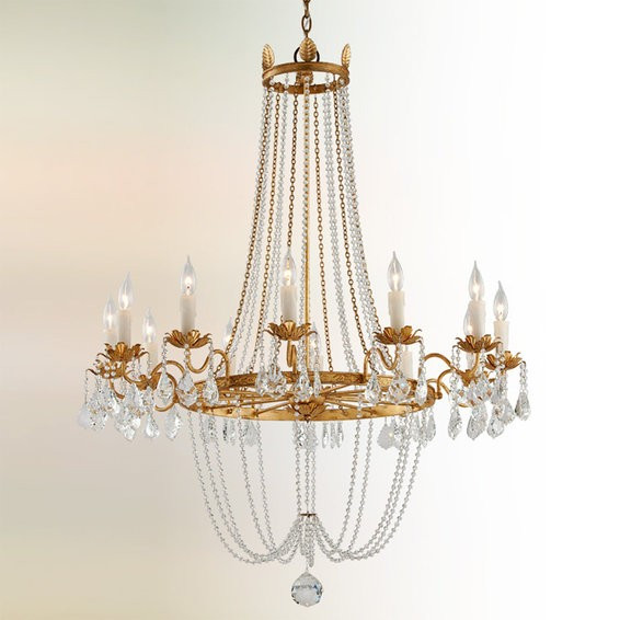 Classic Crystal Glam Chandelier - 12 Light | Shades of Light