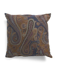 24x24 Kashmir Paisley Oversized Luxury Pillow | Throw Pillows | Marshalls | Marshalls