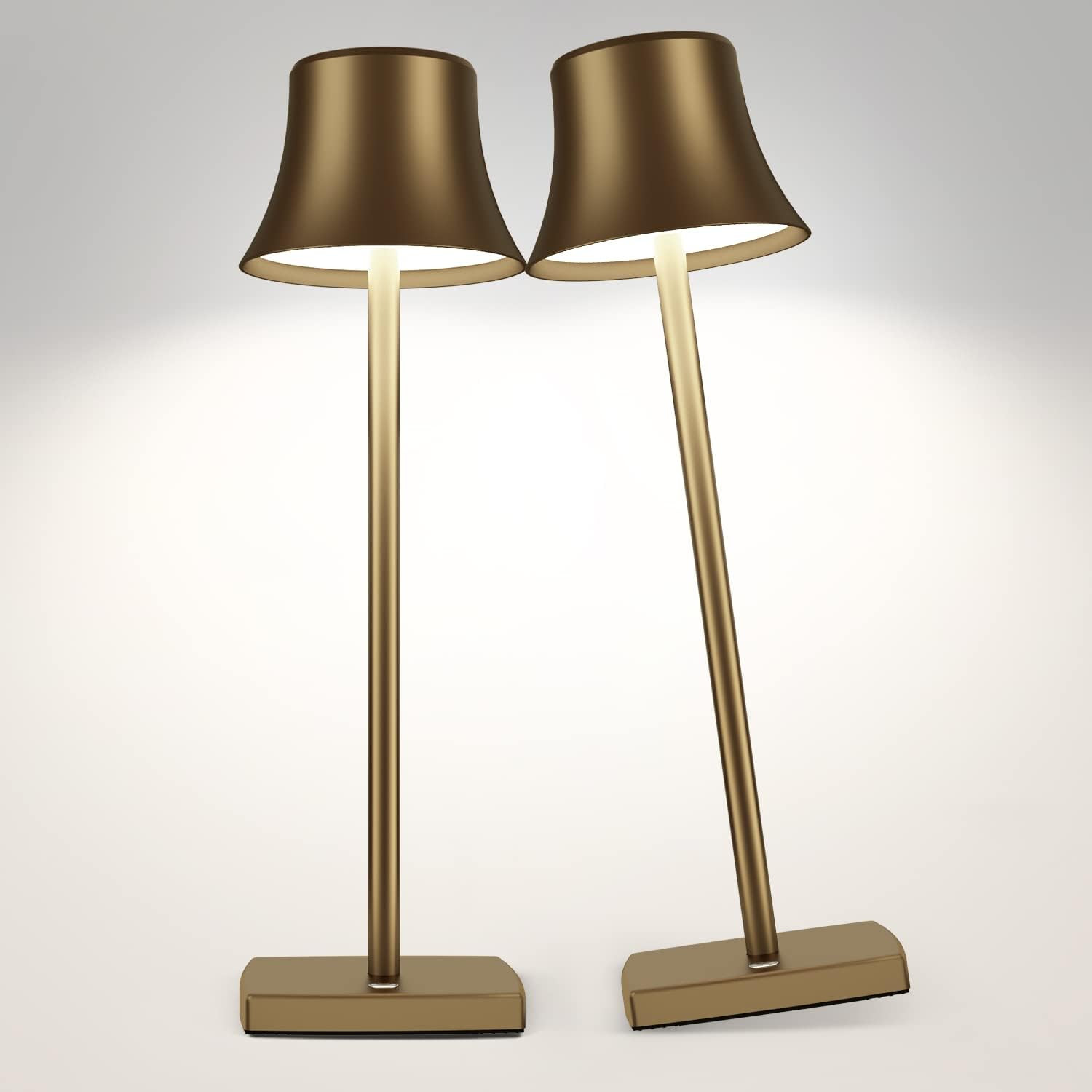 Cordless Table Lamp, Rechargeable Battery 5000mAh Metal Aluminum Housing USB LED Portable Powered... | Amazon (US)