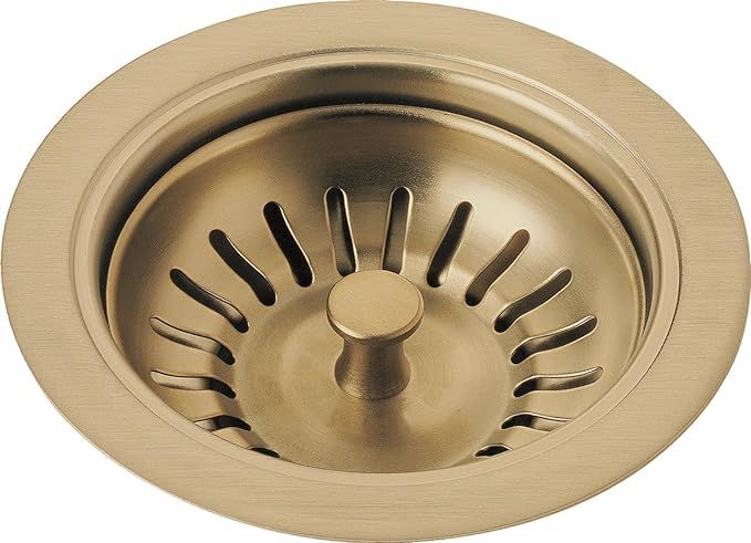 Delta Faucet 72010-CZ Flange and Strainer, Kitchen Sink, Champagne Bronze | Amazon (US)