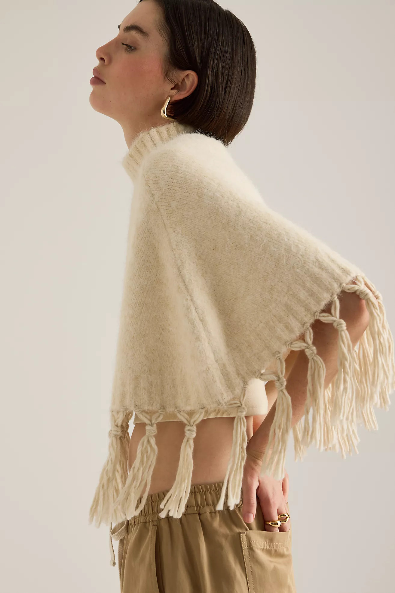 Mare Mare Fringed Poncho | Anthropologie (UK)
