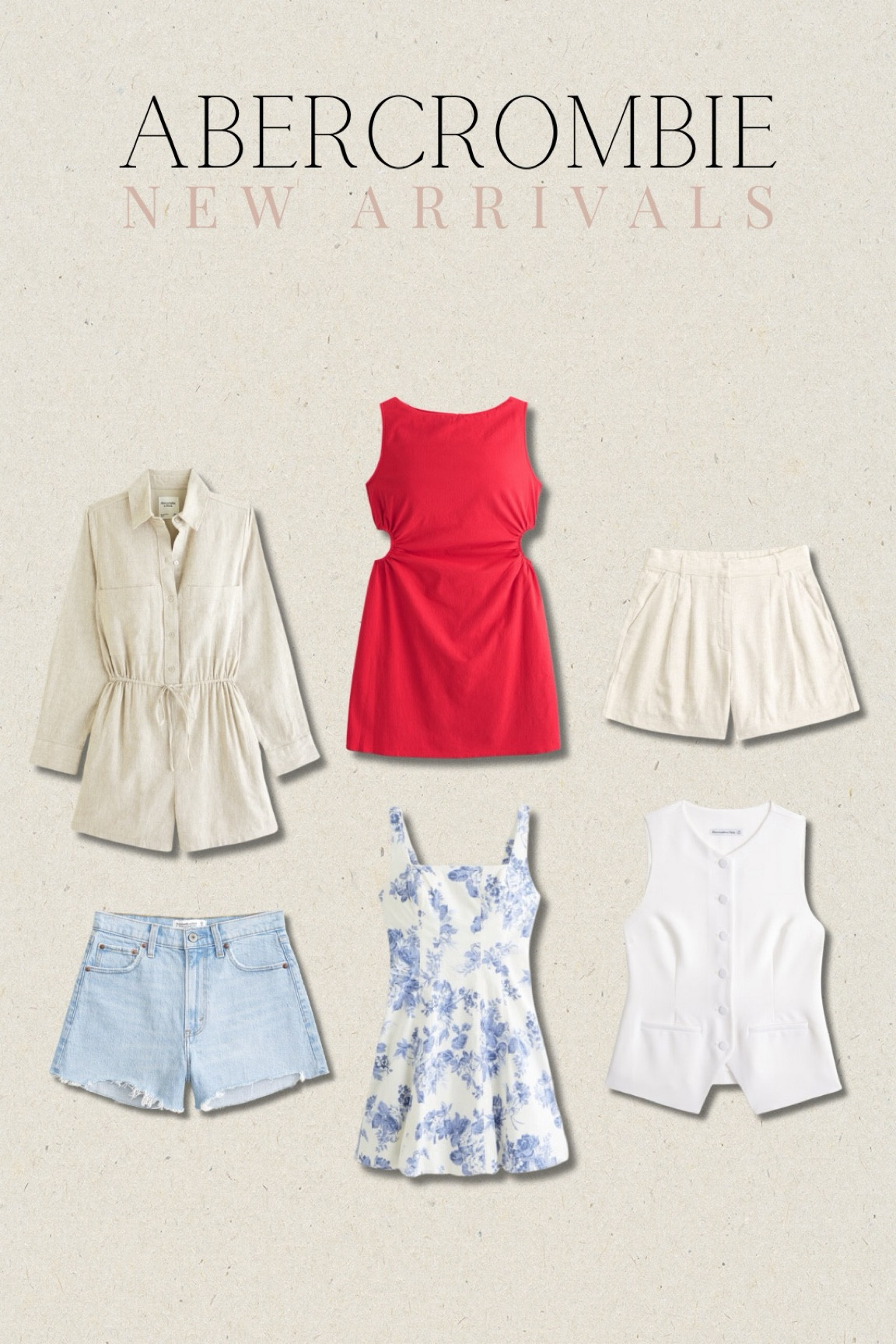 Neutrals I am loving for spring from Abercrombie 🫶🏼

Abercrombie new arrivals, capsule wardrobe, summer outfit inspo 

#LTKsalealert #LTKstyletip #LTKtravel