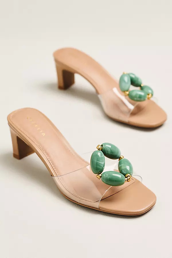 Cecelia New York Jessy Beaded Mules | Anthropologie (US)