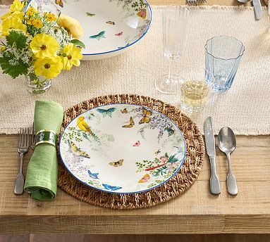 Meadow Stoneware Dinner Plates - Set of 4 | Pottery Barn (US)