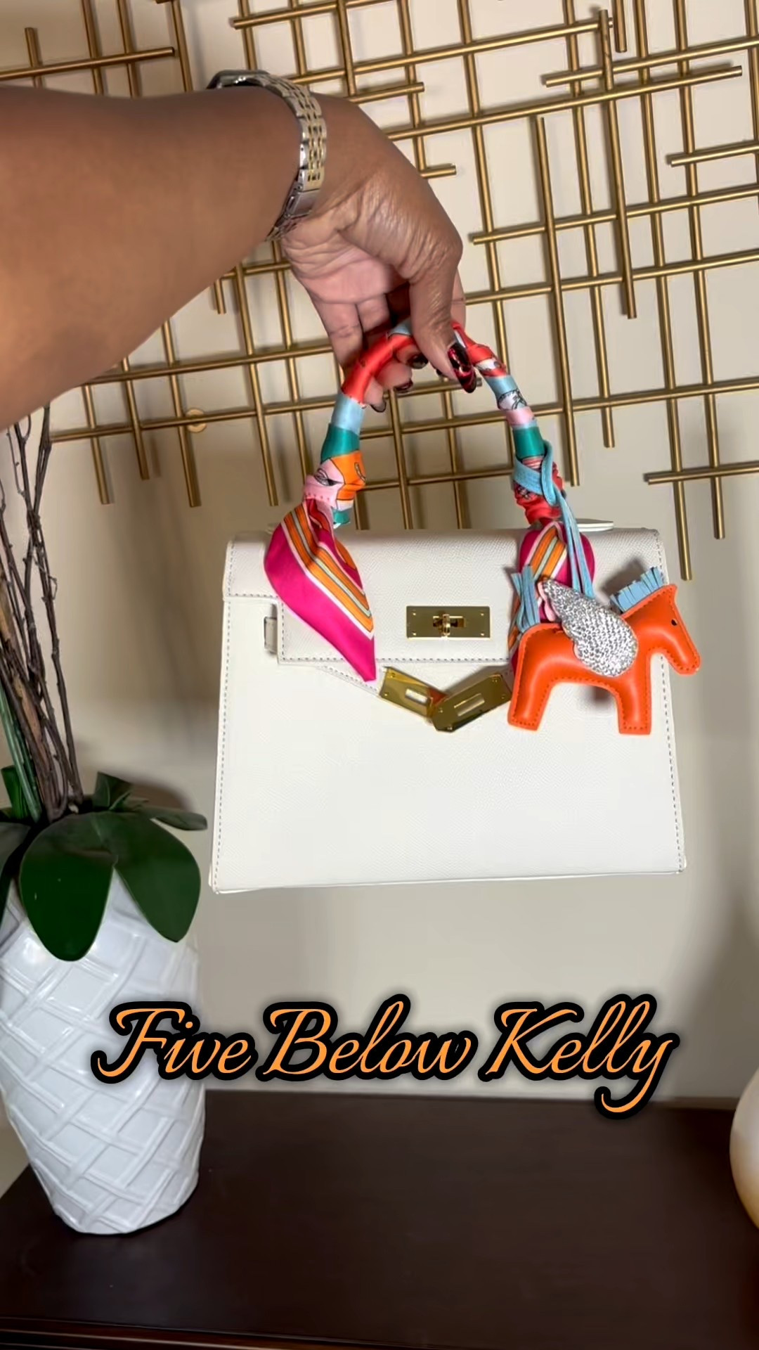 Dressing up my Five Below Kelly style purse with a scarf and horse charm! Have you gotten yours yet???

#LTKFindsUnder50 #LTKGiftGuide