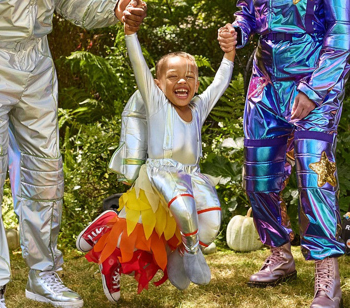 Light-Up Silver Jet Pack with Legs Halloween Costume | Pottery Barn Kids