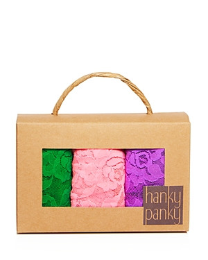 Hanky Panky Original-Rise Thongs, Set of 3 - 100% Exclusive | Bloomingdale's (US)