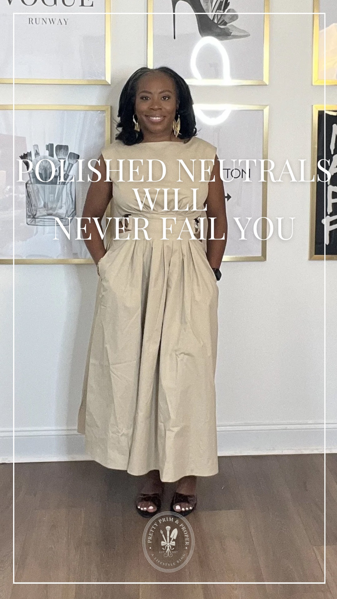 Neutral midi dresses are one of my favorite wardrobe staples because they always look elevated with minimal effort. Loving the structured shape, subtle cutout detail and flattering waistline on this one. Perfect for brunch, vacation dinners, summer events or church. 🤍

Hashtags
#LTKStyle #LTKFinds #NeutralStyle #MidiDressStyle #ClassicStyle #ChicStyle #SummerStyle #PolishedStyle #EffortlessStyle #ElegantStyle #BlackFashionCreator #FashionOver30 #WomenWithStyle #StyleInspo #OOTD

#LTKOver40 #LTKSeasonal