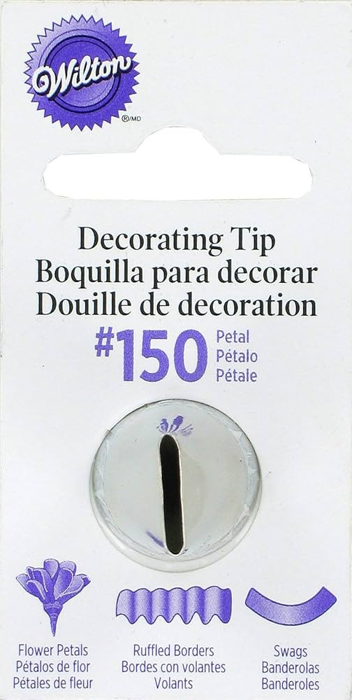 Wilton Decorating Tip, No.150 Petal | Amazon (US)
