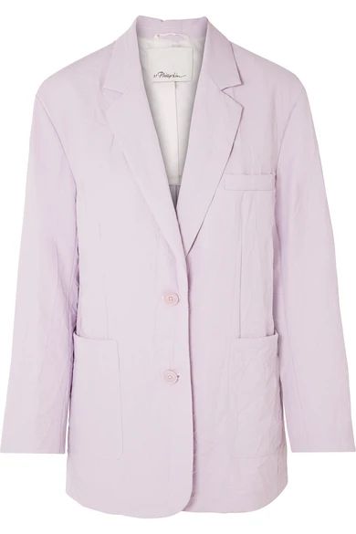 Oversized crinkled-cady blazer | NET-A-PORTER (UK & EU)