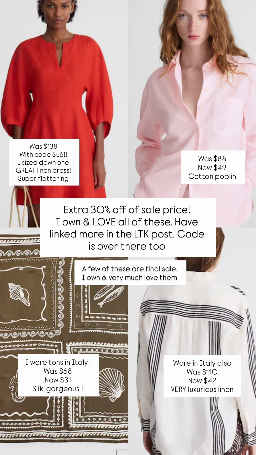 Use code EXTRAEXTRA 
For additional 30% off already sale prices

I own and love all of these. Linking additional that I own, love and on sale

A few of these are marked final sale, so be aware of that, but I will say I own an absolutely love these 

@Madewell ￼

#LTKSaleAlert #LTKOver40 #LTKgrwm