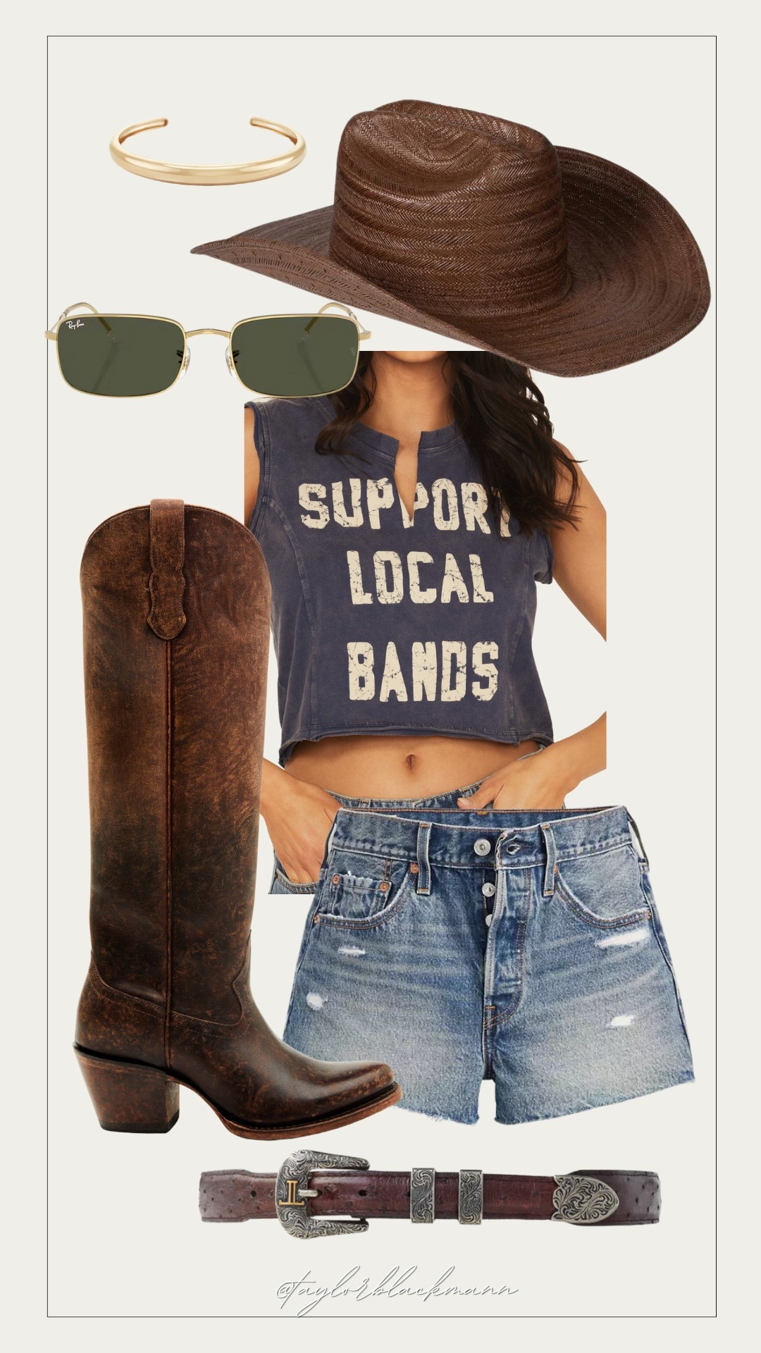 Stagecoach Fit Idea✨🌙
 
Western outfit, concert outfit, tall boots, cowgirl hat

#LTKStyleTip #LTKFestival