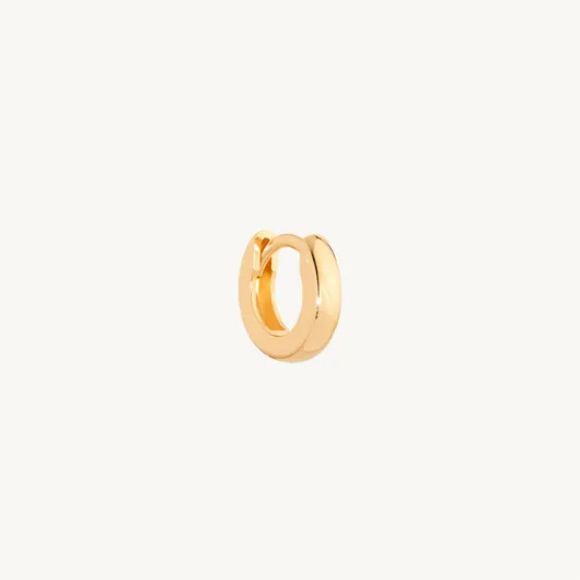 Chubby Huggy Gold Hoop Earrings (single) | Catbird