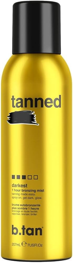 b.tan Self Tanner Bronzing Mist | Fast, 1 Hour Express Sunless Tanning Spray, No Fake Tan Smell, ... | Amazon (US)