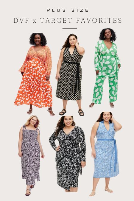 My favorite styles from the upcoming DVF  x Target collection. All available to a size 4x. 

#LTKover40 #LTKplussize