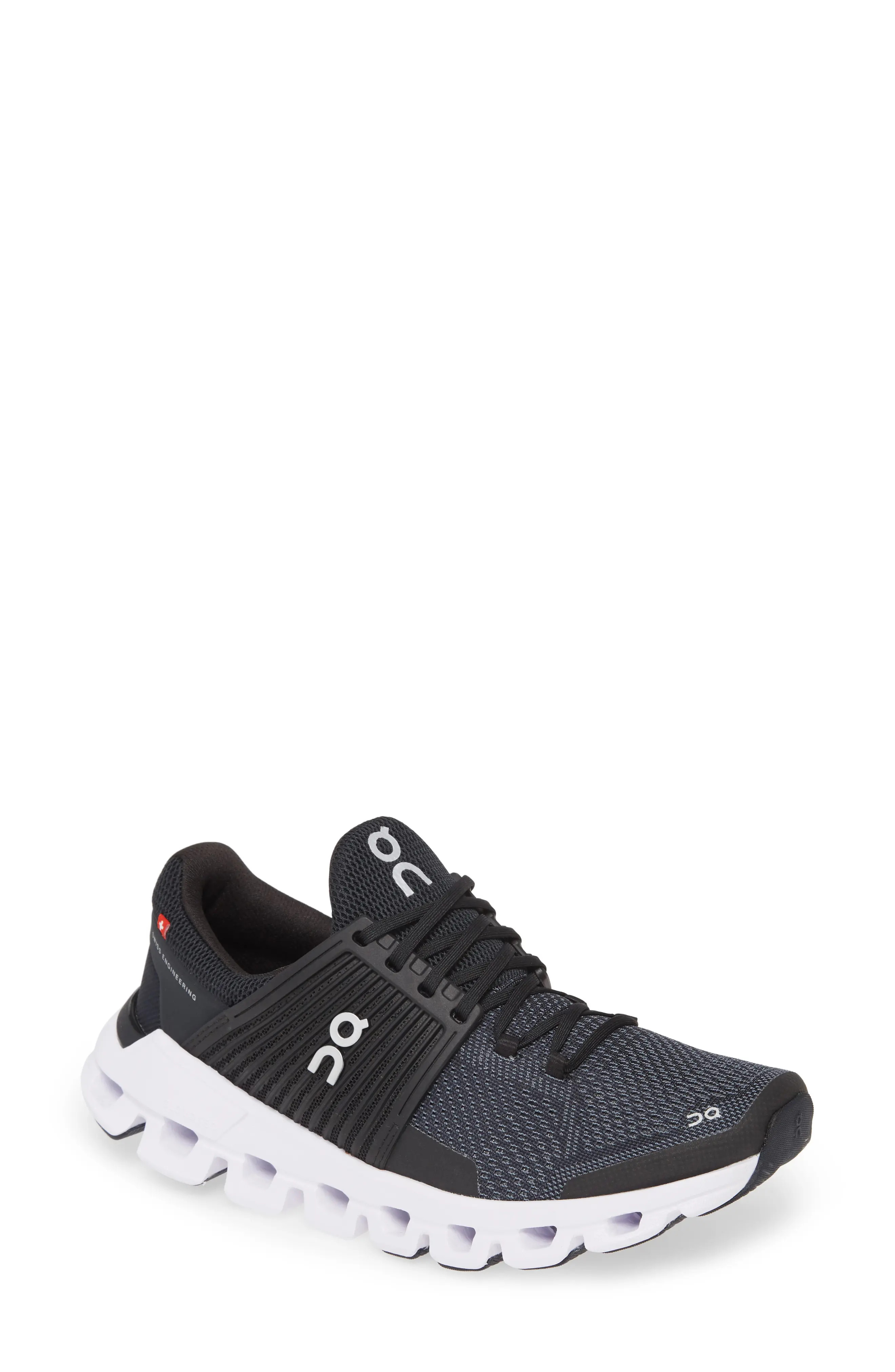 On Cloudswift Running Shoe in Black/Rock at Nordstrom, Size 6.5 | Nordstrom