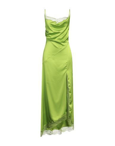Pinko Woman Maxi dress Lime green Size 4 Polyester, Polyamide | YOOX (US)