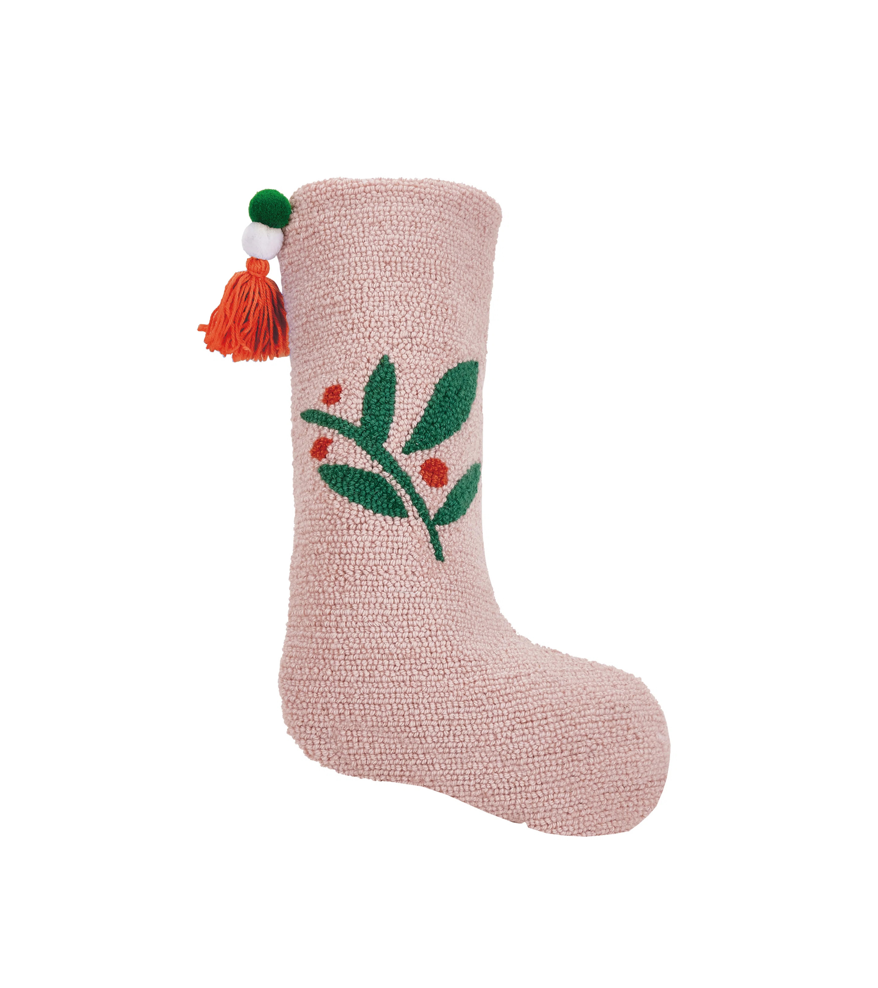 Pink Berries with Pom Tassel Hook StockingByMistletoe and Co.4.9Rated 4.9 out of 5 stars.7 Review... | Wayfair North America