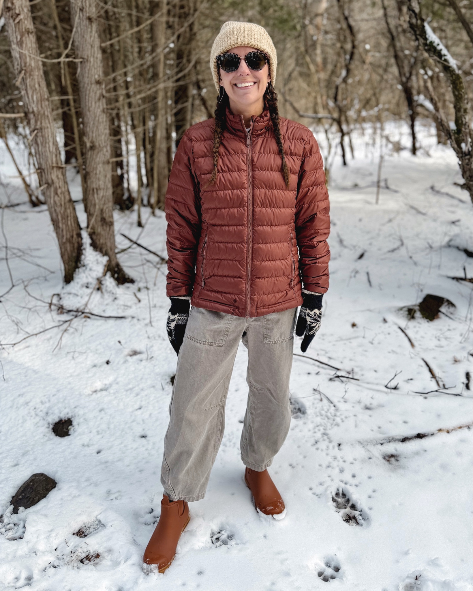 “Spring” walk in the woods 🌲 

wearing medium in this tee (more of a cropped fit so I sized up—also have black). My linen blend button up is size small petite and my pants are xs petite/short. My  Merry People boots are size 6. 



#LTKPetite #LTKgrwm #LTKootd