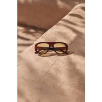 Brown Jeepers Peepers Round Aviator Chunky Sunglasses | PrettyLittleThing UK