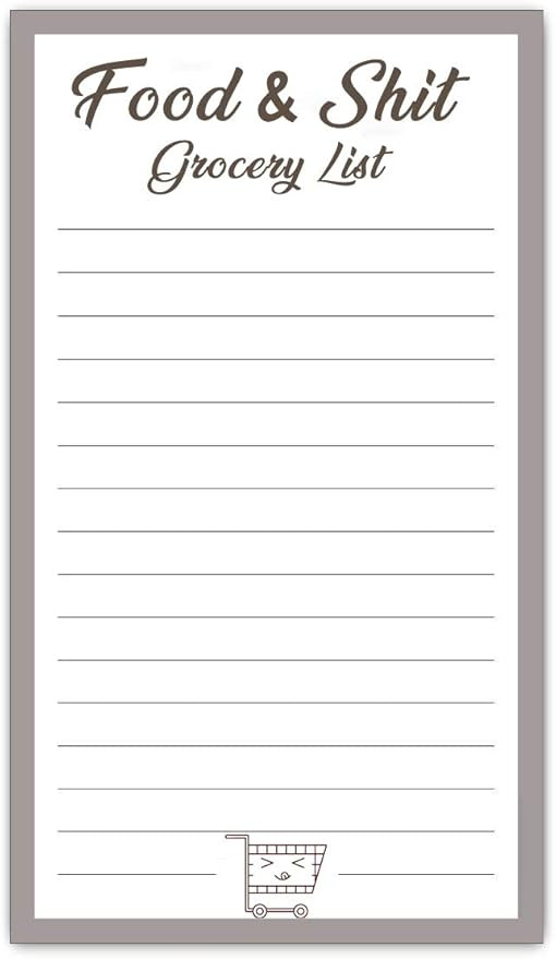 Full Magnetic Back Grocery list 50 Sheets Christmas Gifts for Mom | Amazon (US)